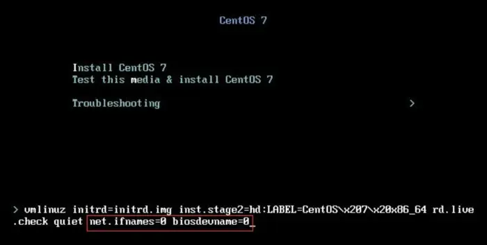 CentOS7下设置网卡名称以eth开头
一、前言
二、环境
三、配置