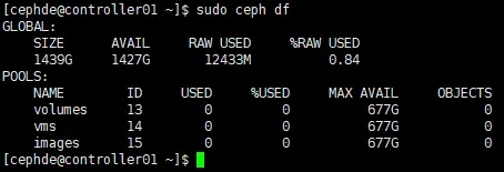高可用OpenStack（Queen版）集群-13.分布式存储Ceph
十七．分布式存储Ceph