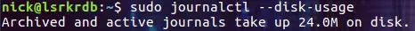 Linux之26——journalctl 命令
Help 
输出所有的日志记录
匹配(match)
把日志保存到文件中
限定日志所能占用的最高容量
查看某次启动后的日志
查看指定时间段的日志
同时应用 match 和时间过滤条件
按 unit 过滤日志
通过日志级别进行过滤
实时更新日志
只显示最新的 n 行
控制输出
按可执行文件的路径过滤
查看内核日志
总结