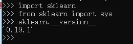 python sklearn的zsys模块怎么导入，验证过的请回答。。。