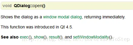 Qt 之 模态、非模态、半模态窗口的介绍及 实现QDialog的exec()方法
一、简述
二、代码之路
三、 Qt事件循环的一些理解（exec、eventloop）
尾