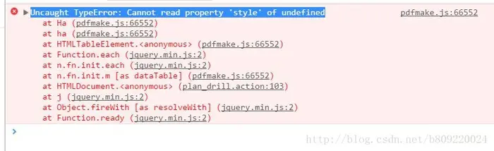 Datatable报错Uncaught TypeError: Cannot read property 'cell' of undefined