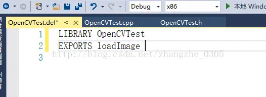如何通过C#调用OpenCV函数（自制OpenCV的c++ dll文件）