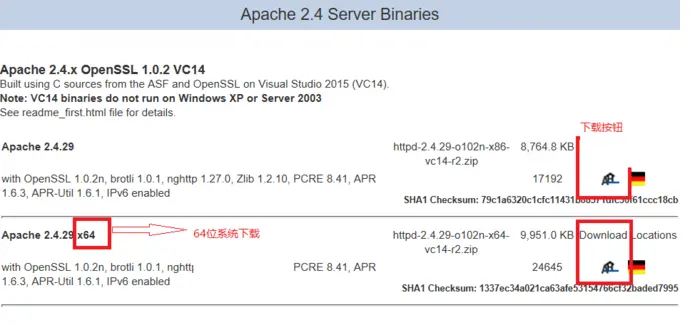 Apache2.4+PHP7.2环境搭建
PHP的安装和配置