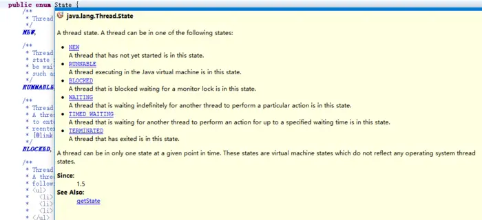 JVM调试常用命令——jstack命令与Java线程栈（2）
2、线程状态及切换方式