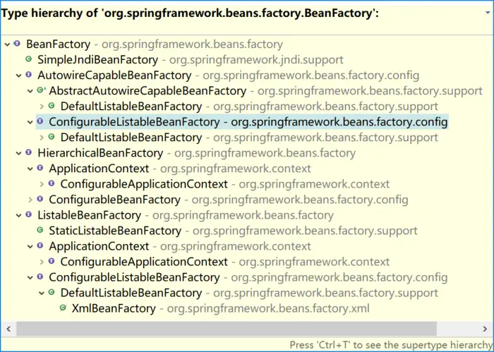 Spring之BeanFactory和FactoryBean接口的区别
一、BeanFactory接口
二、FactoryBean接口
三、总结