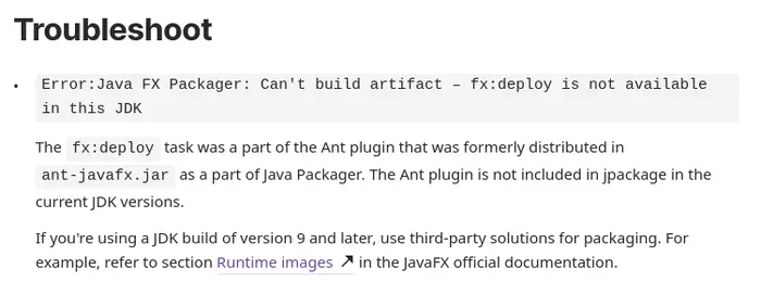 IDEA通过Maven打包JavaFX工程（OpenJFX11）
1 概述
2 环境
3 创建工程
4 检查文件
5 修改插件依赖
6 运行并打包
7 测试
8 demo
9 扩展阅读
