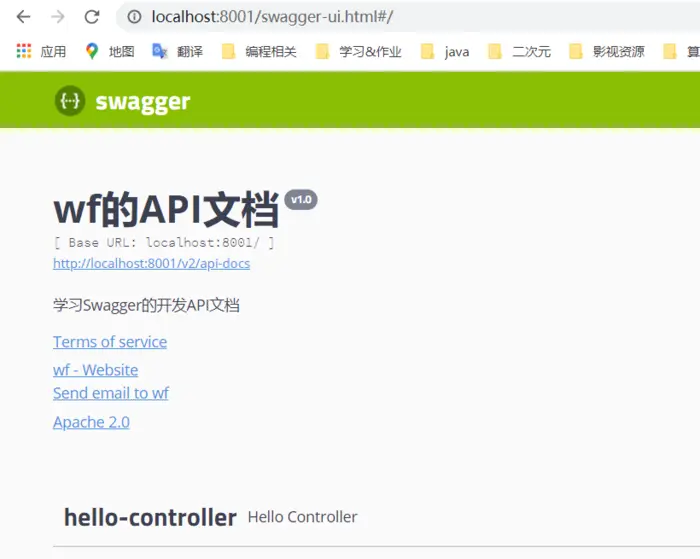 【RestFul接口文档】- 关于Swagger接口文档的使用说明