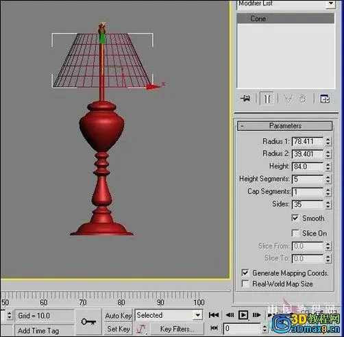 3DMAX制作一盏桐油灯的建模及渲染教程