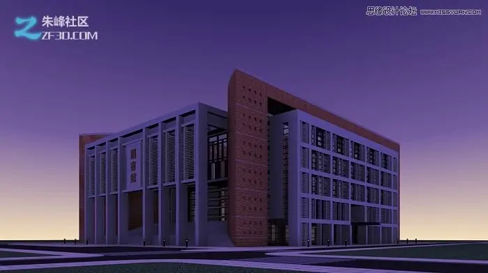 3dmax制作超酷的室外夜景效果图教程