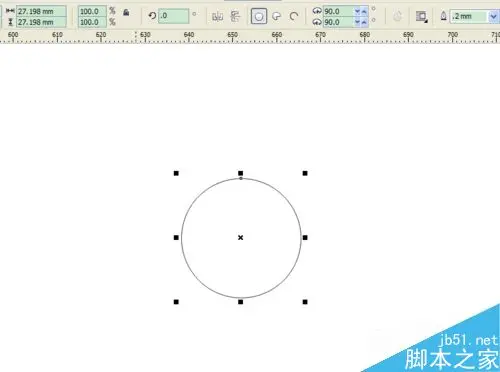 cdr简单制作一个圆形的电子印章