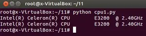 linux系统使用python获取cpu信息脚本分享