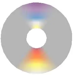 利用FreeHand混合渐变色技巧创建CD光盘的反光表面