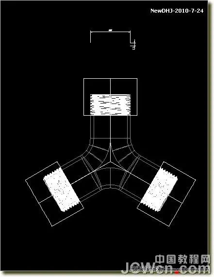 AutoCAD三维建模实例教程：制作三通管的过程