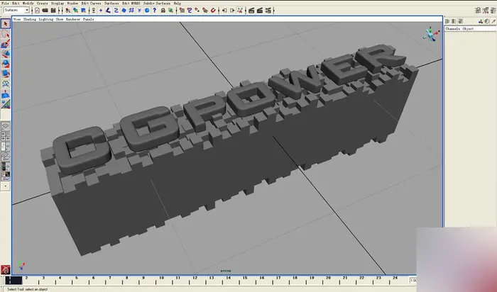 MAYAMR结合HDR制作非常逼真的3D立体金属字