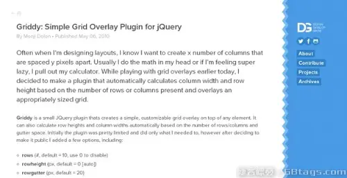 推荐25个超炫的jQuery网格插件