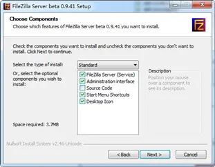 Filezilla Server FTP服务器安装操作手册