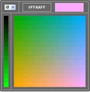 javascript实现根据3原色制作颜色选择器的方法