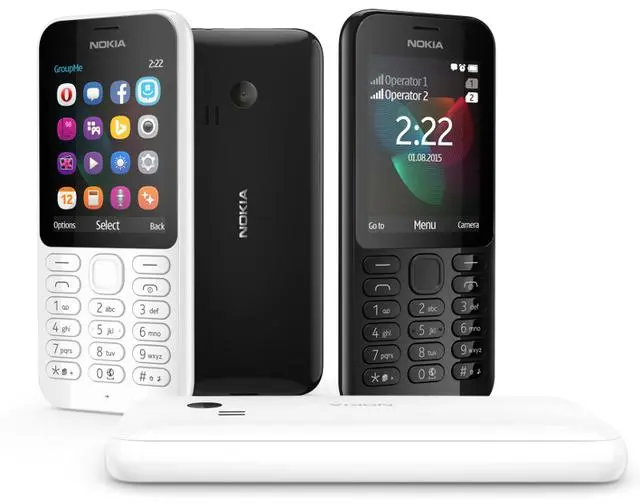 微软发布诺基亚Nokia 222：支持上网和拍照功能 售价约237元