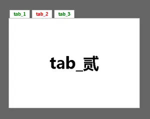 纯CSS实现Tab切换标签效果代码