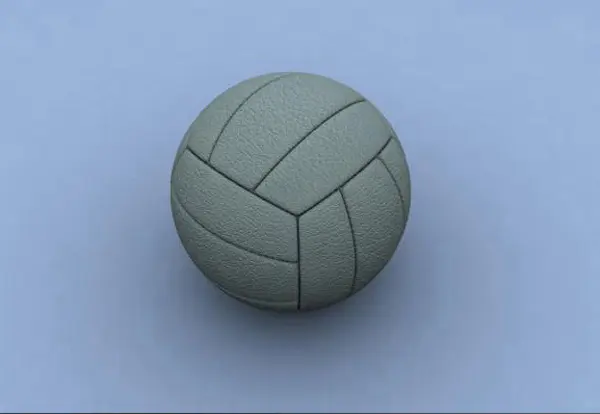 3DSMAX制作逼真的排球建模方法