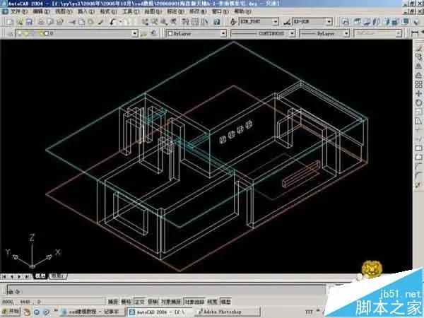 CAD怎么画三维图形? cad绘制立体的室内装修图的教程