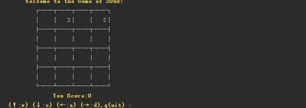 用Python写一个*面的2048小游戏