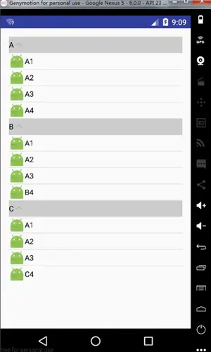 Android UI控件ExpandableListView基本用法详解
