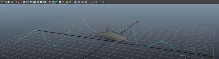 maya怎么制作一段海豚运动的动画?