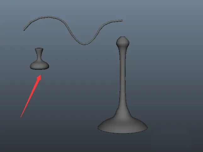 maya怎么创建对称的台灯模型?