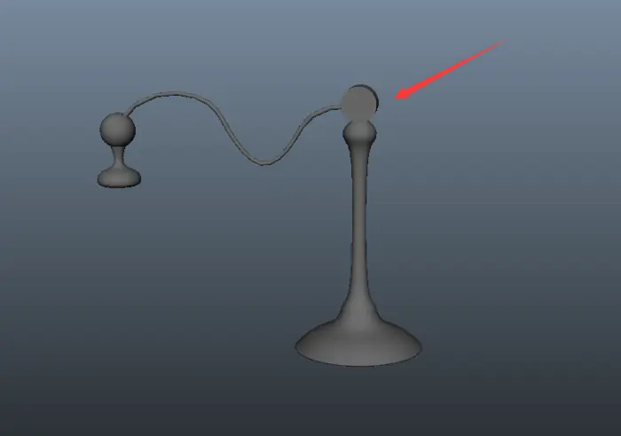 maya怎么创建对称的台灯模型?