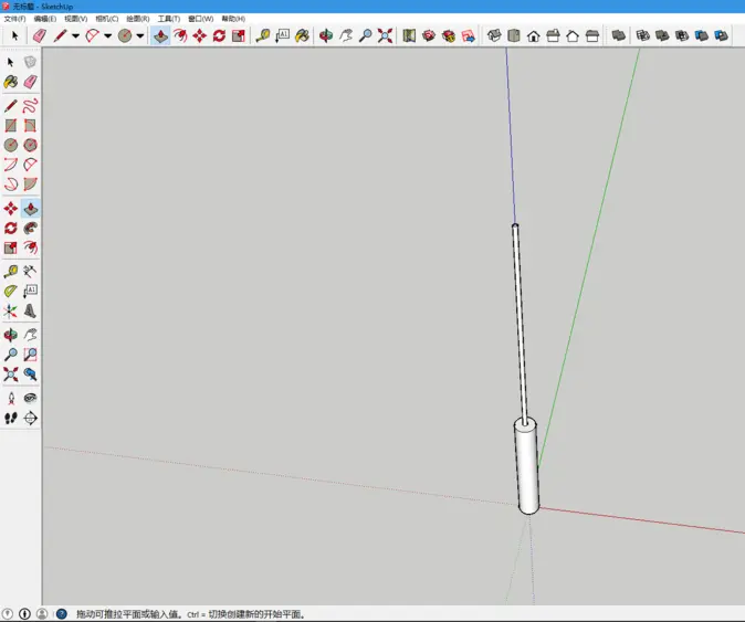 sketchup怎么创建一个羽毛球拍的模型?
