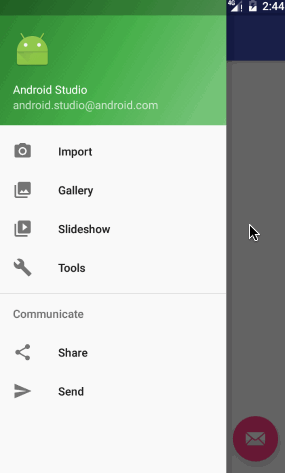 Android使用DrawerLayout仿QQ6.6版侧滑效果