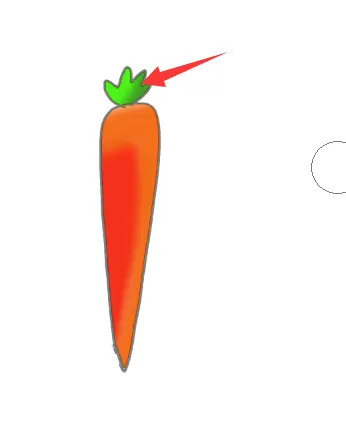 sai怎么使用蒙版绘制卡通胡萝卜?