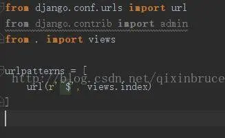 Django项目中包含多个应用时对url的配置方法
