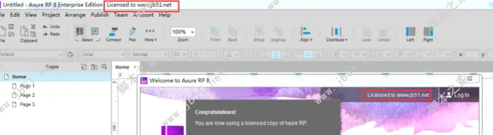 Axure RP 8.1企业版汉化破解安装授权图文详细教程(附注册授权码)