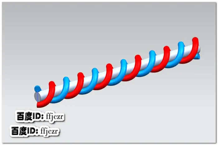 UG怎么建模两条缠绕圆柱体的管道模型?