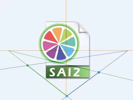 SAI2怎么制作透视图的效果? SAI透视图的制作方法