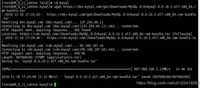 CentOS7.6安装MYSQL8.0的步骤详解