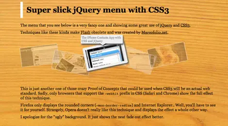 45个非常奇妙的CSS3 特性应用示例