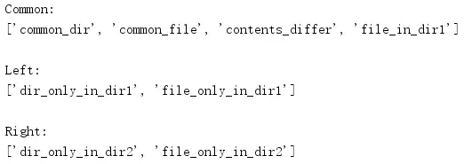 Python3 filecmp模块测试比较文件原理解析