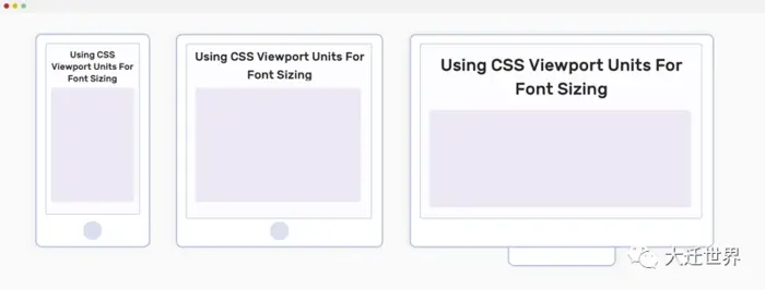 CSS Viewport 单位 实现快速布局
