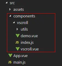 Vue.js桌面端自定义滚动条组件之美化滚动条VScroll