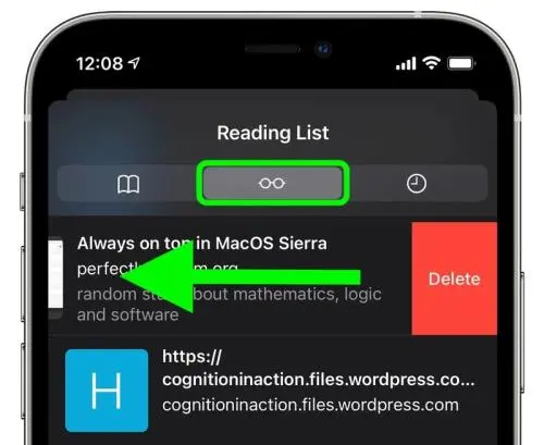 iOS如何清除设备上Safari浏览器的阅读列表