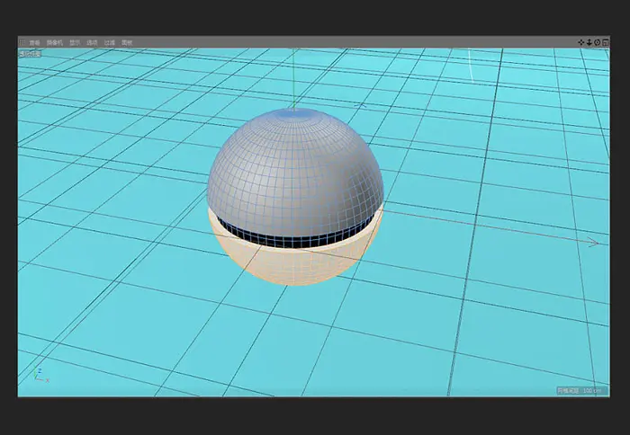 用C4D制作圆形的神奇宝贝球建模教程