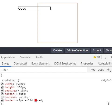 CSS 新特性 contain控制页面的重绘与重排问题