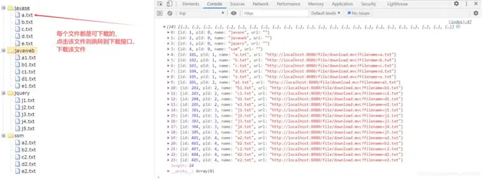 ztree+ajax实现文件树下载功能