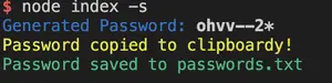 利用Node.js创建一个密码生成器的全步骤