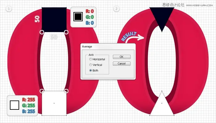 Illustrator(AI)设计绘制出具有立体效果的质感艺术字实例教程