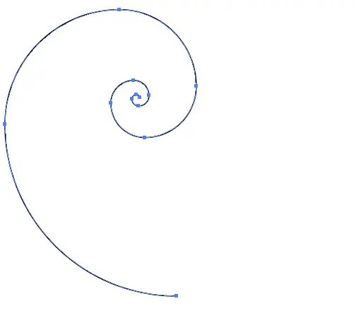 AI怎么绘制螺旋线形状的图形? AI螺旋线工具的使用方法